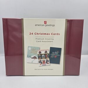 American Greetings 24 Christmas Cards-Premium Greeting Cards Assortment New